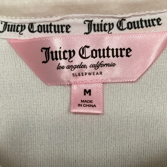 Juicy Couture Cream Velour Lounge Set - Picture 5 of 9